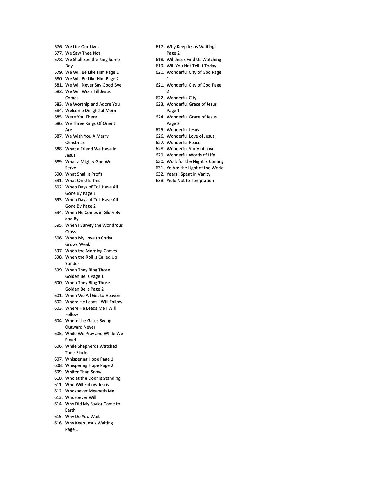 Wooden Hymn Wall Art