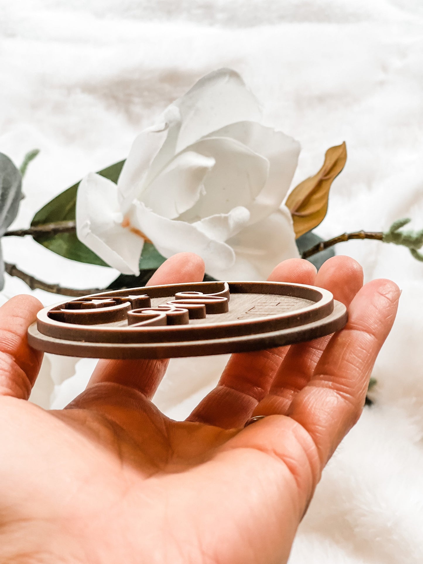 Baby Monthly Milestone, Woodland Animal Baby Decor, 3D Wooden Baby Disc, Milestone Marker, Baby Photo Prop, Hello World Birth Announcement