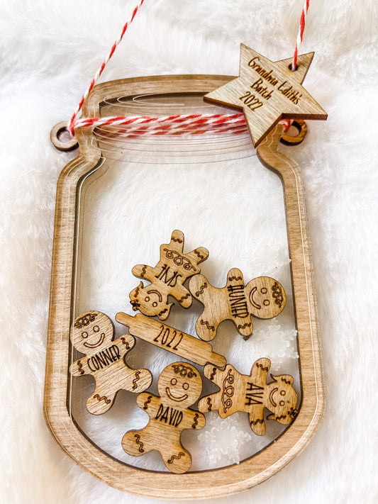 Gingerbread Family Ornament