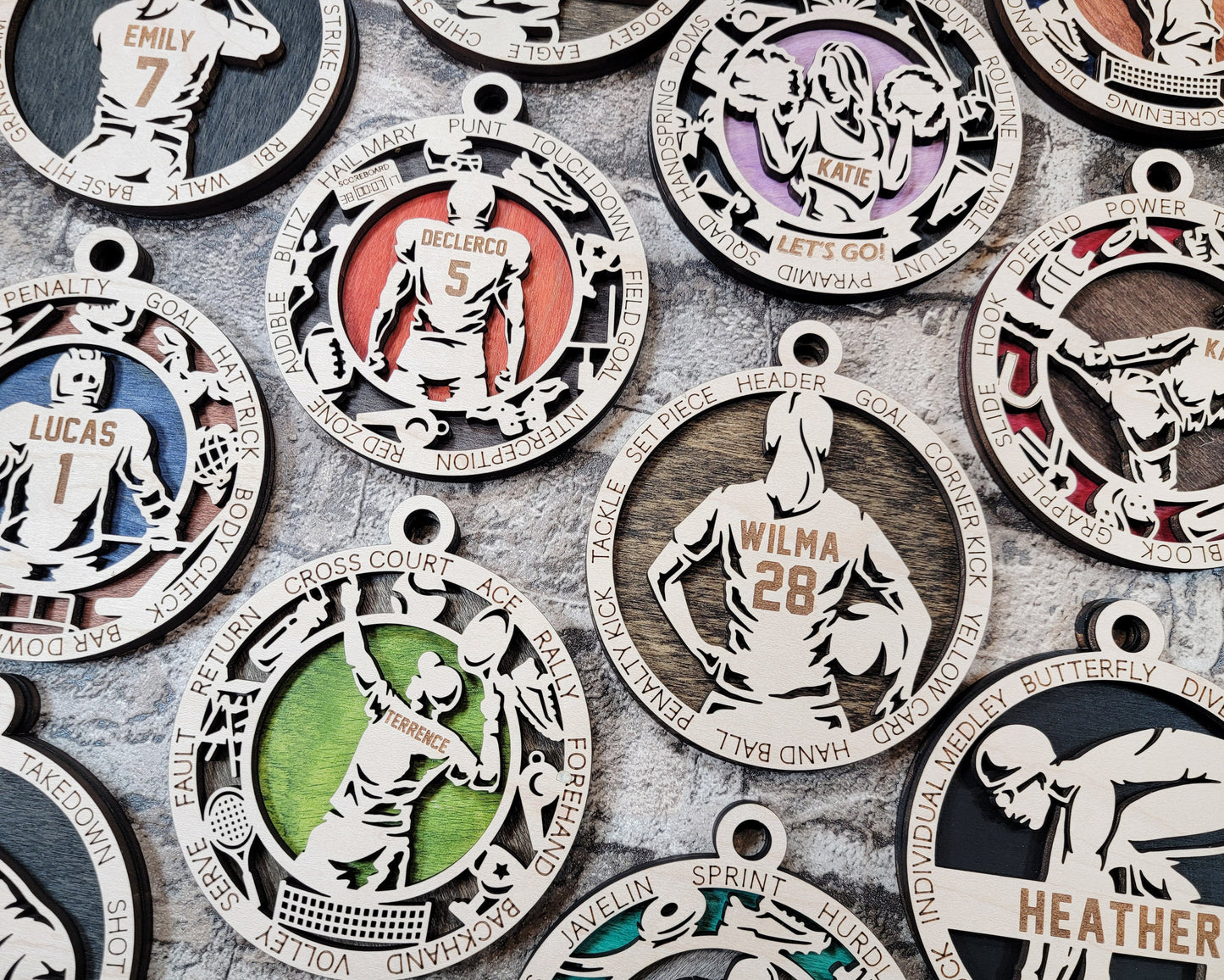 Sports Themed Ornaments