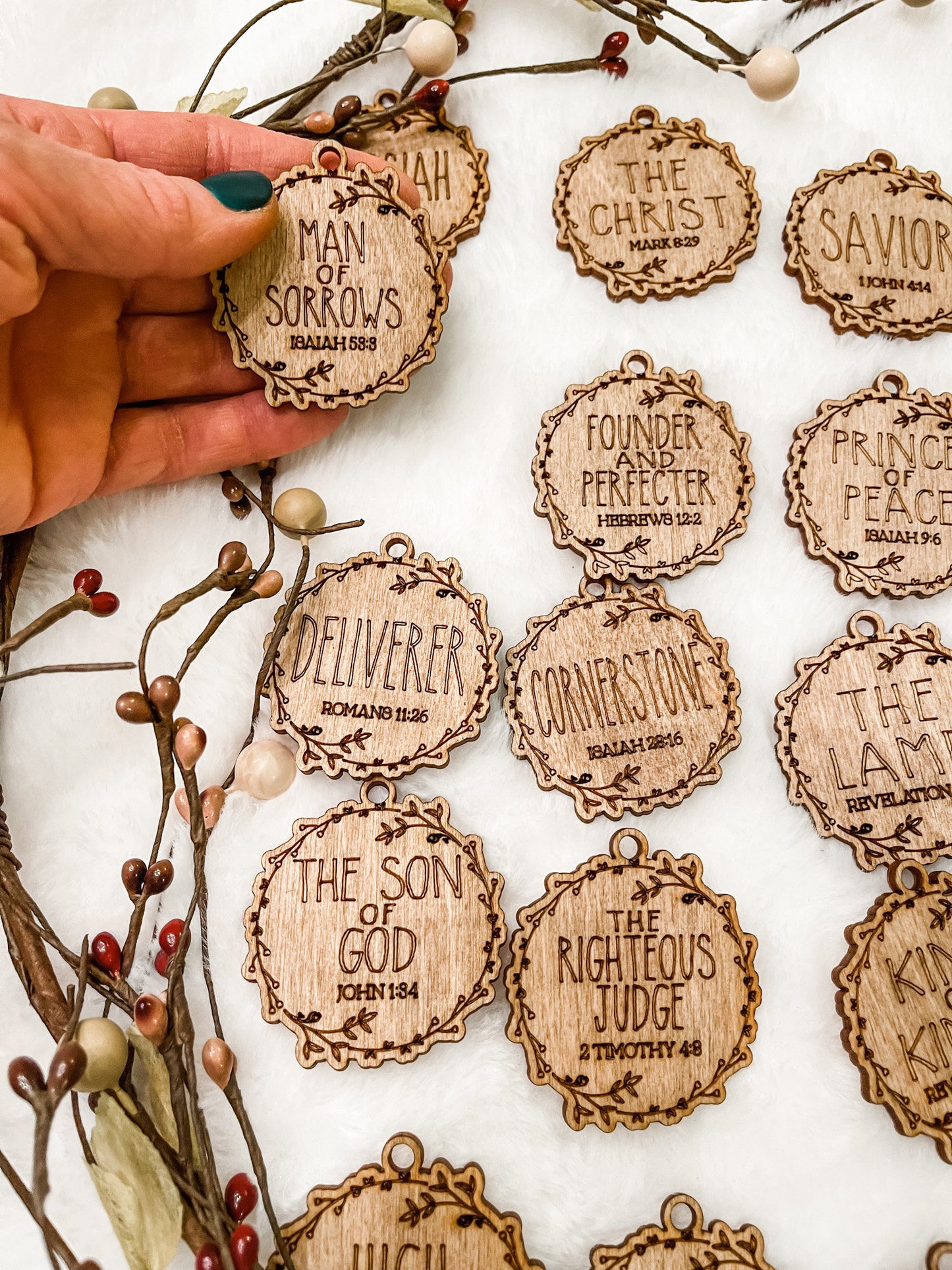 25 Names of Jesus Ornaments