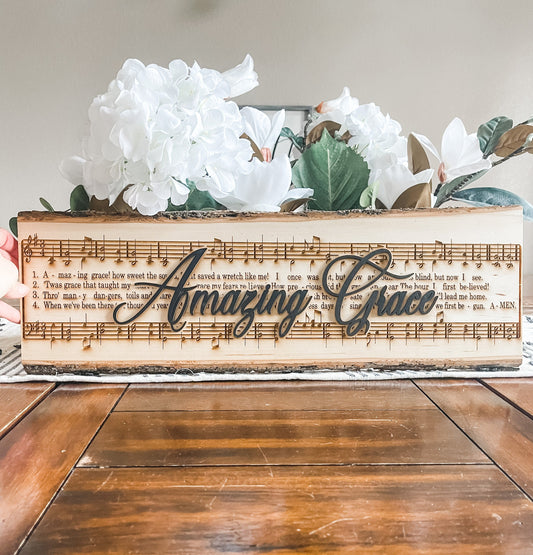 Amazing Grace Hymn Sign