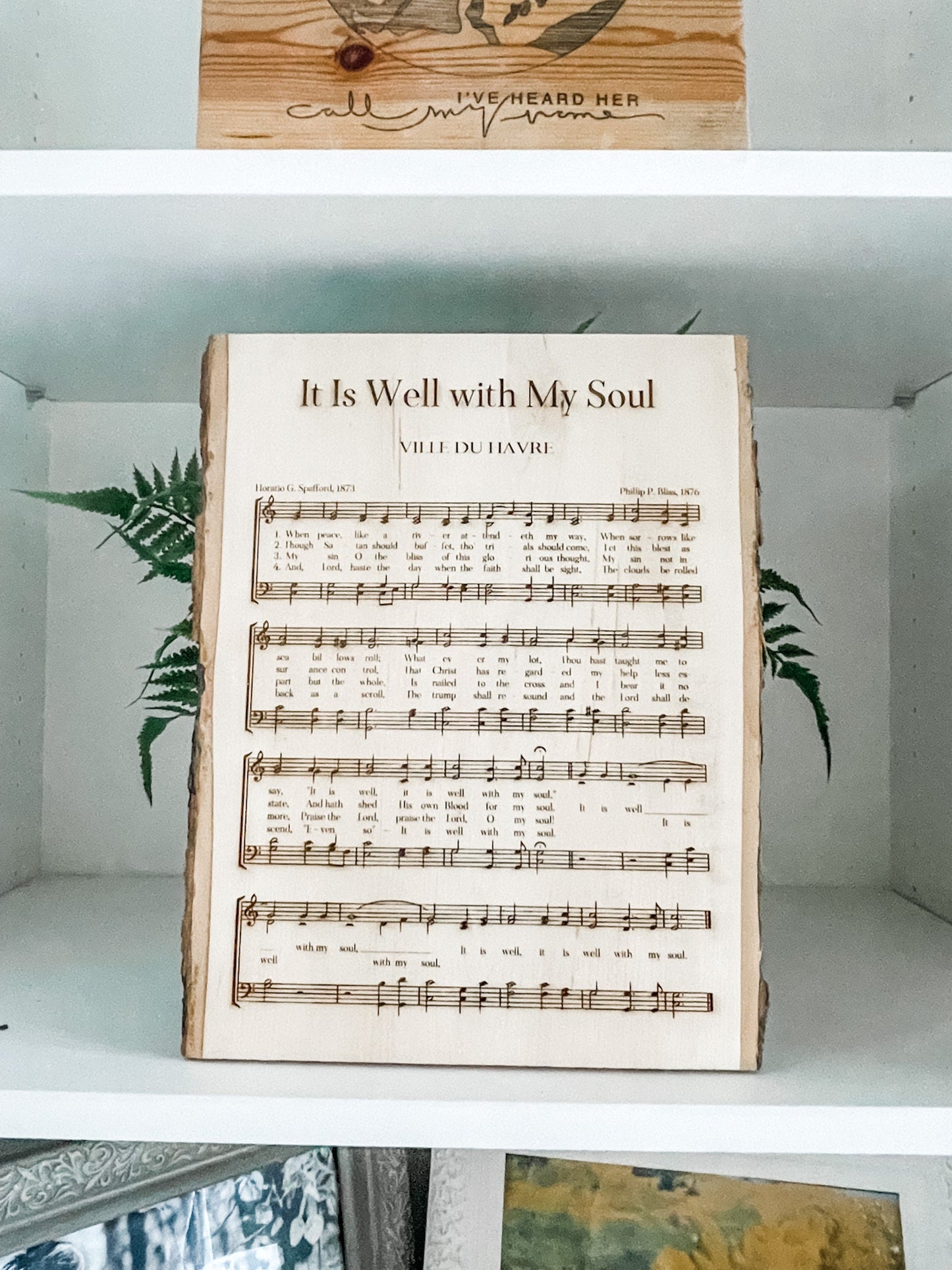 Wooden Hymn Wall Art