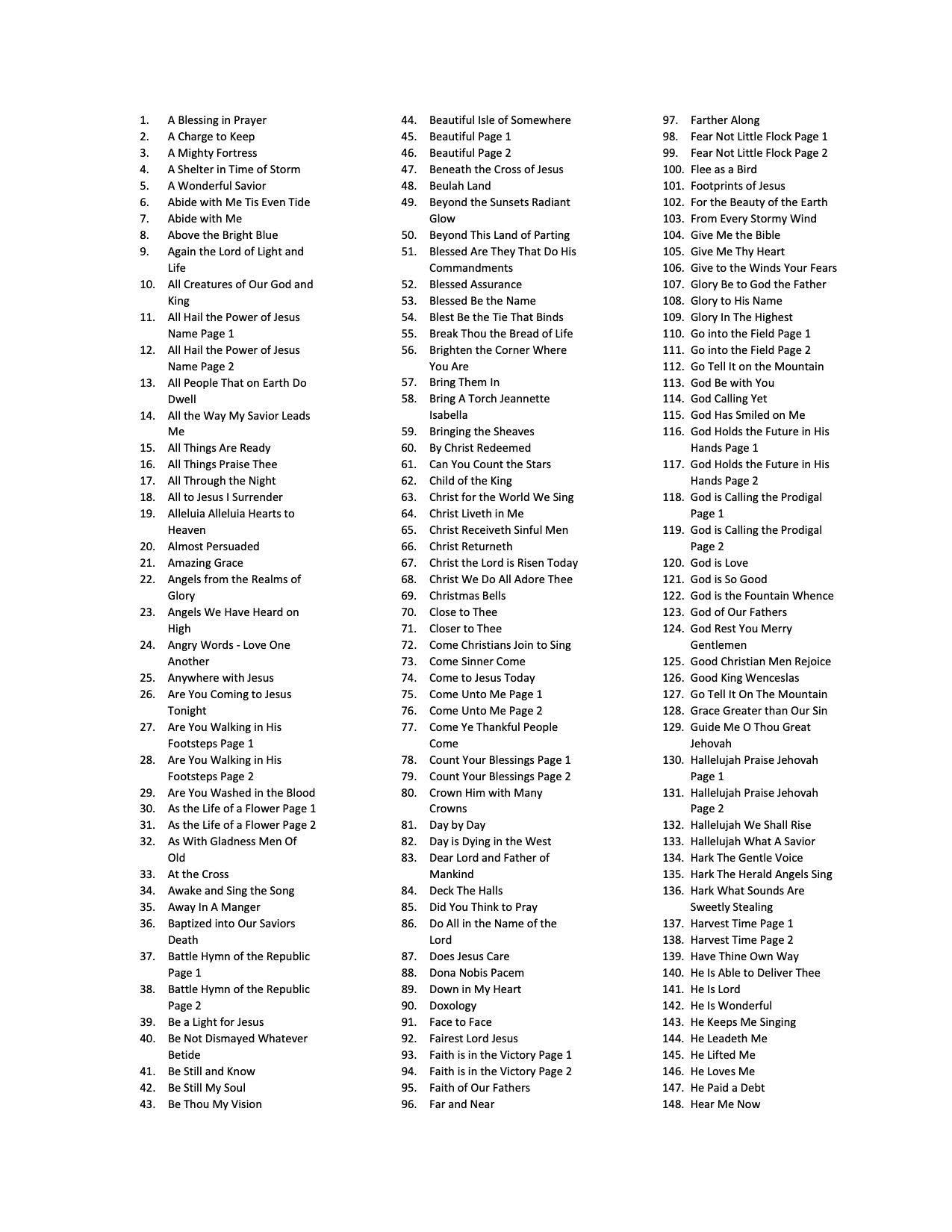 Wooden Hymn Wall Art