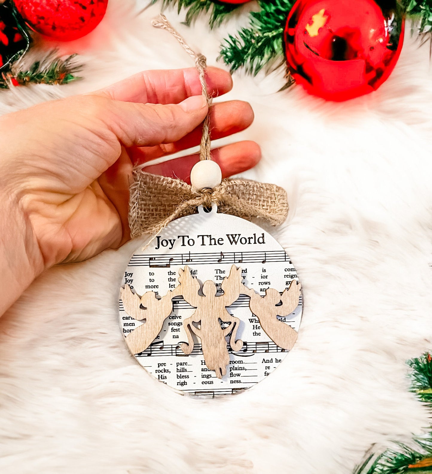 Music Sheet Christmas Ornaments