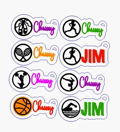 Personalized Sports Bag Tag