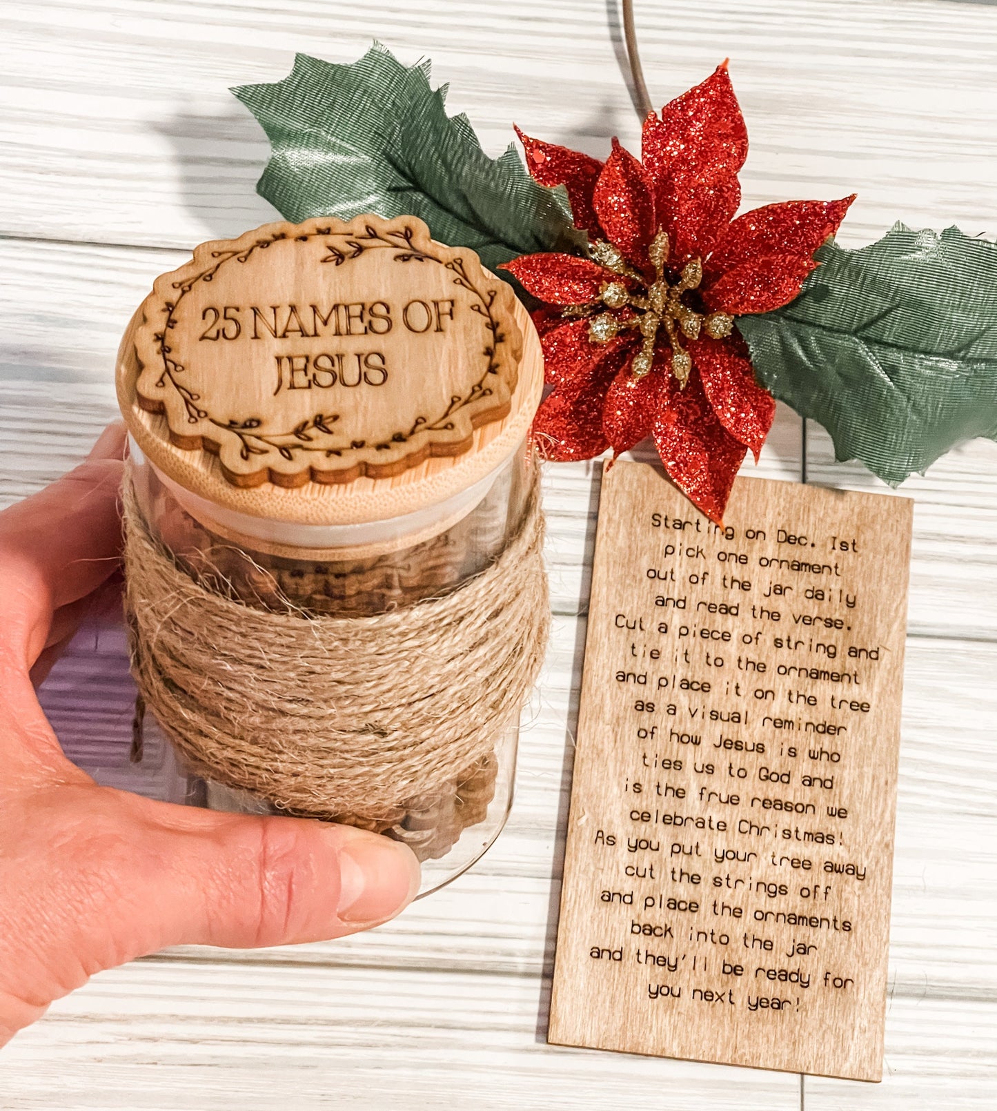 25 Names of Jesus Ornaments