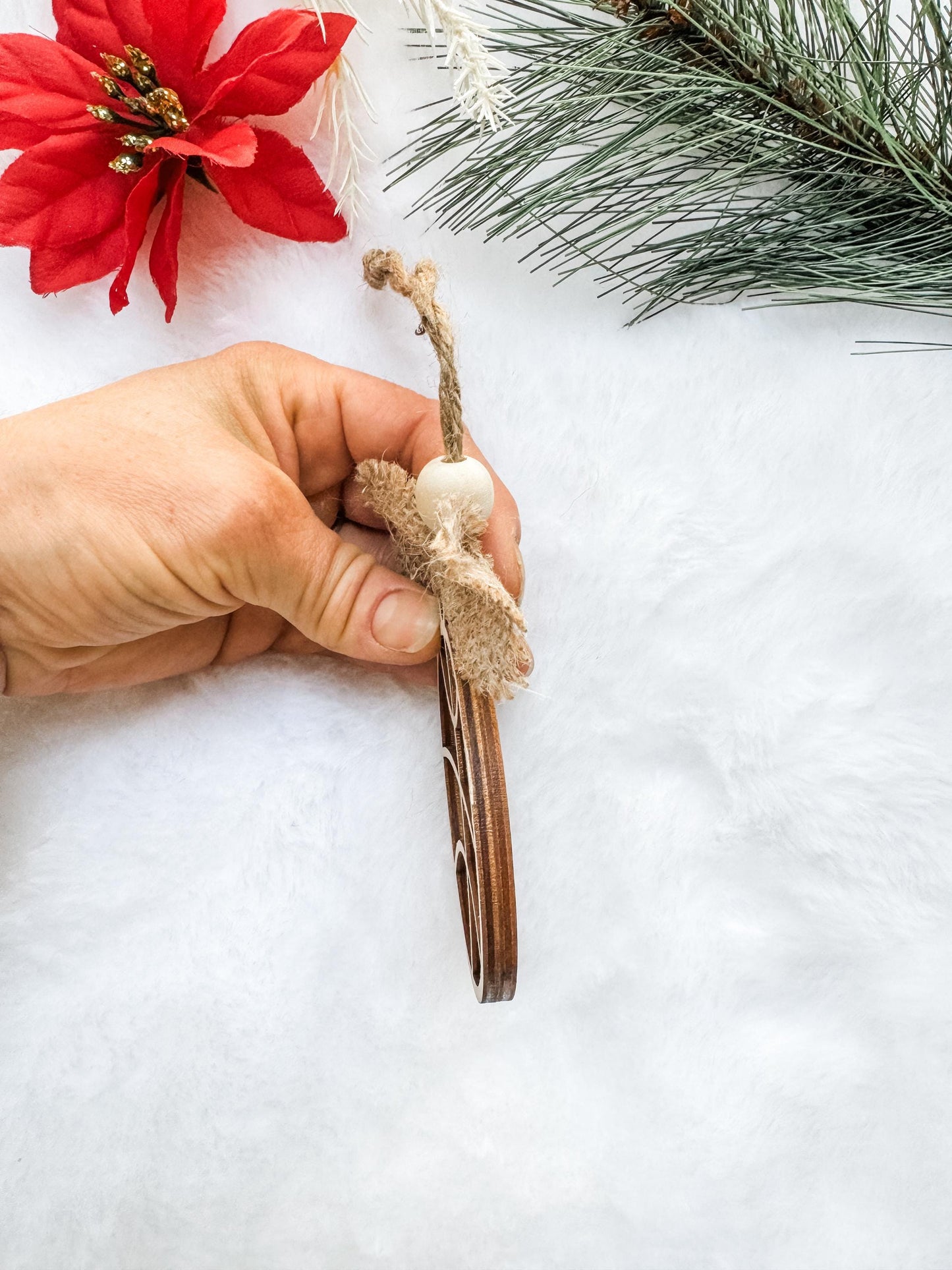 Personalized Wooden Sports Ornament