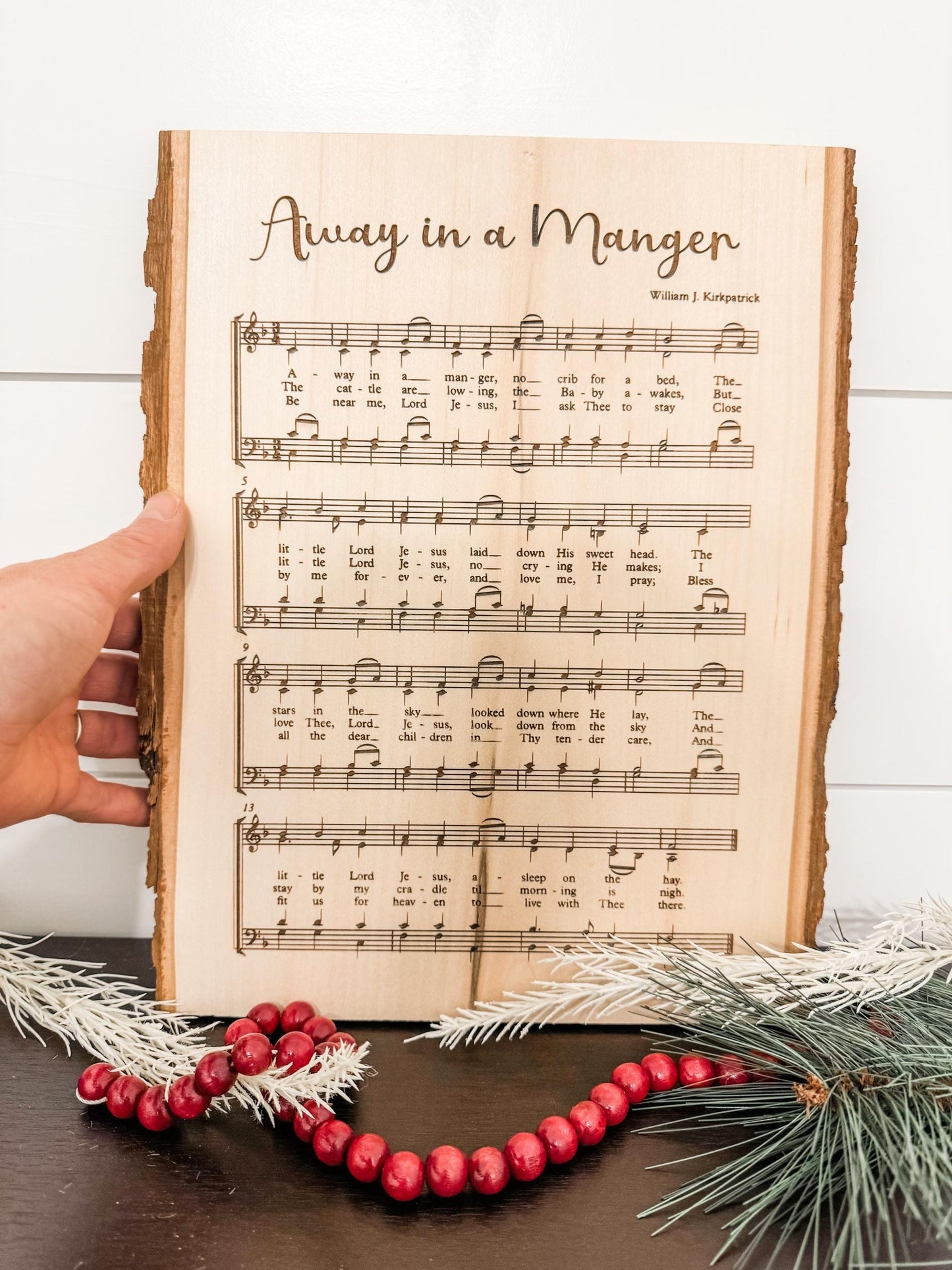 Wooden Hymn Wall Art