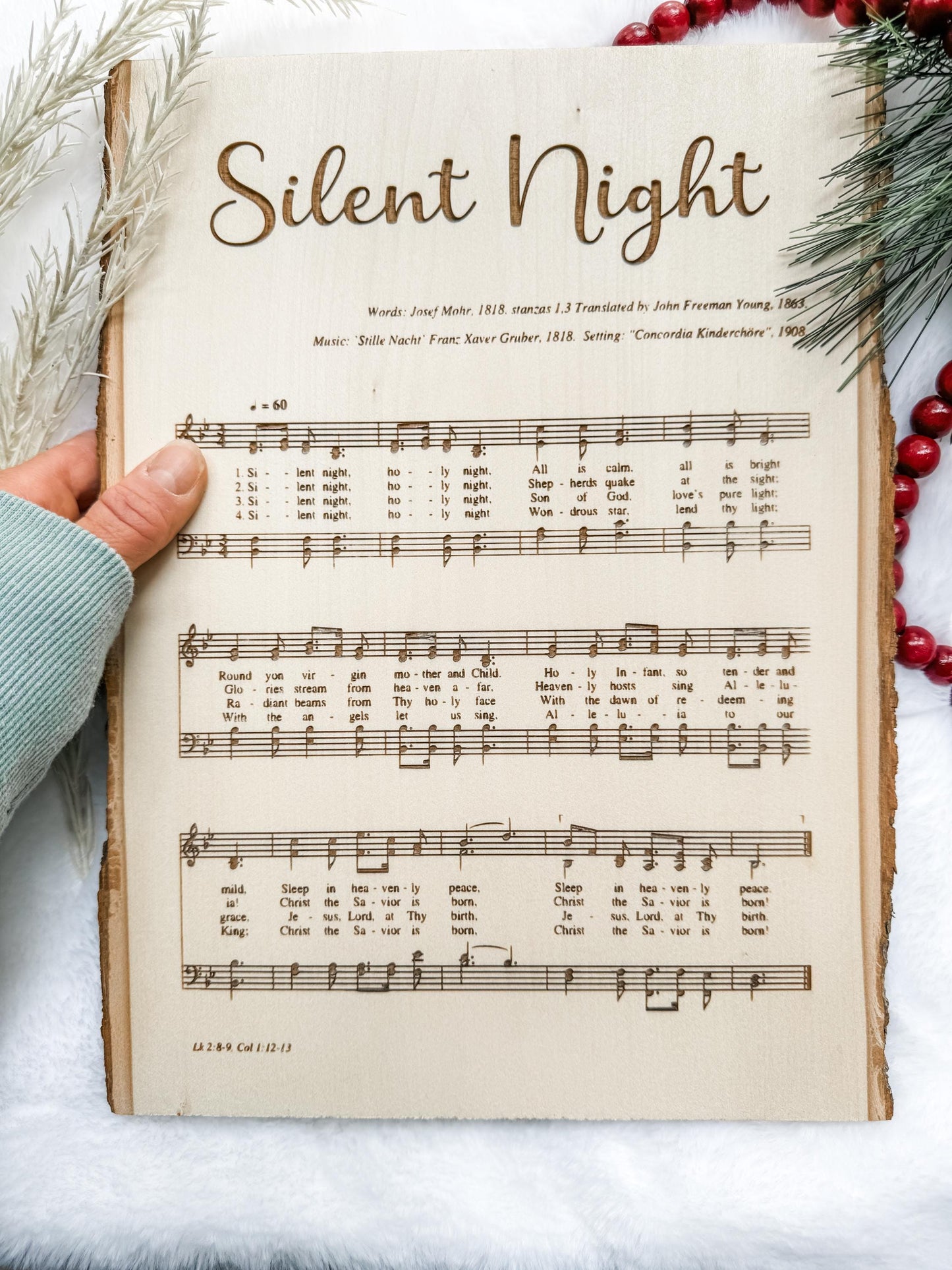 Christmas Hymn Wall Art