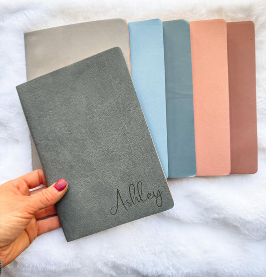 Personalized Engraved Leather Journal