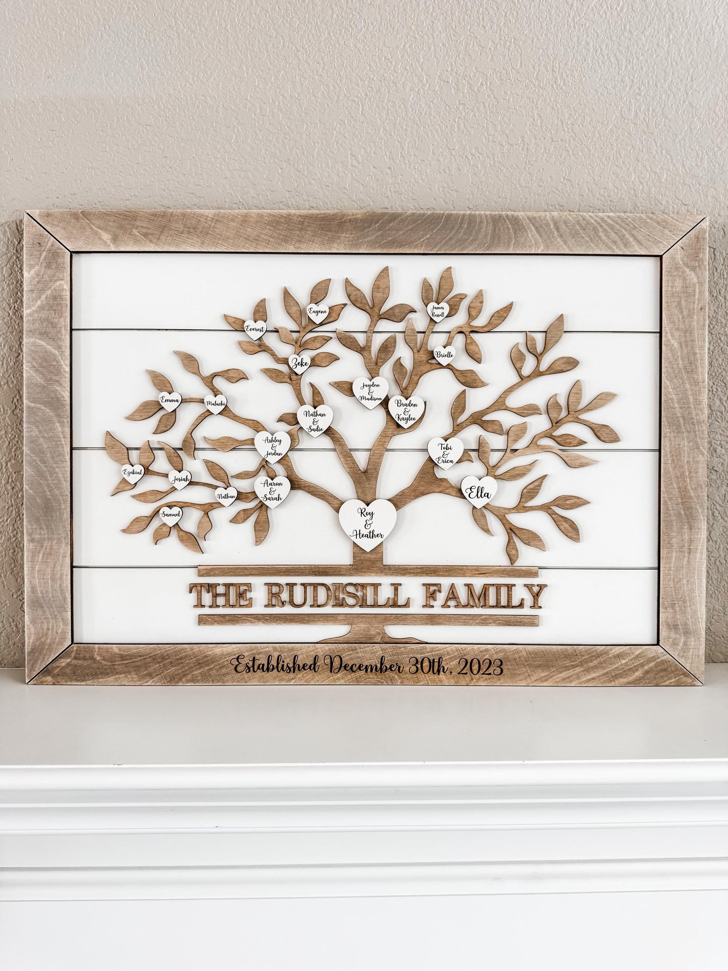Custom Family Tree Sign