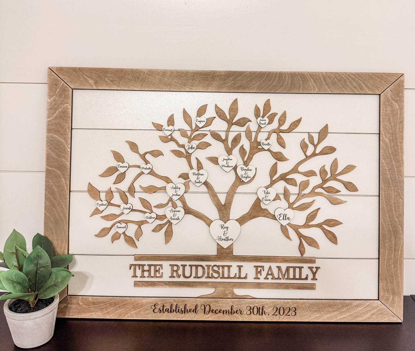 Custom Family Tree Sign