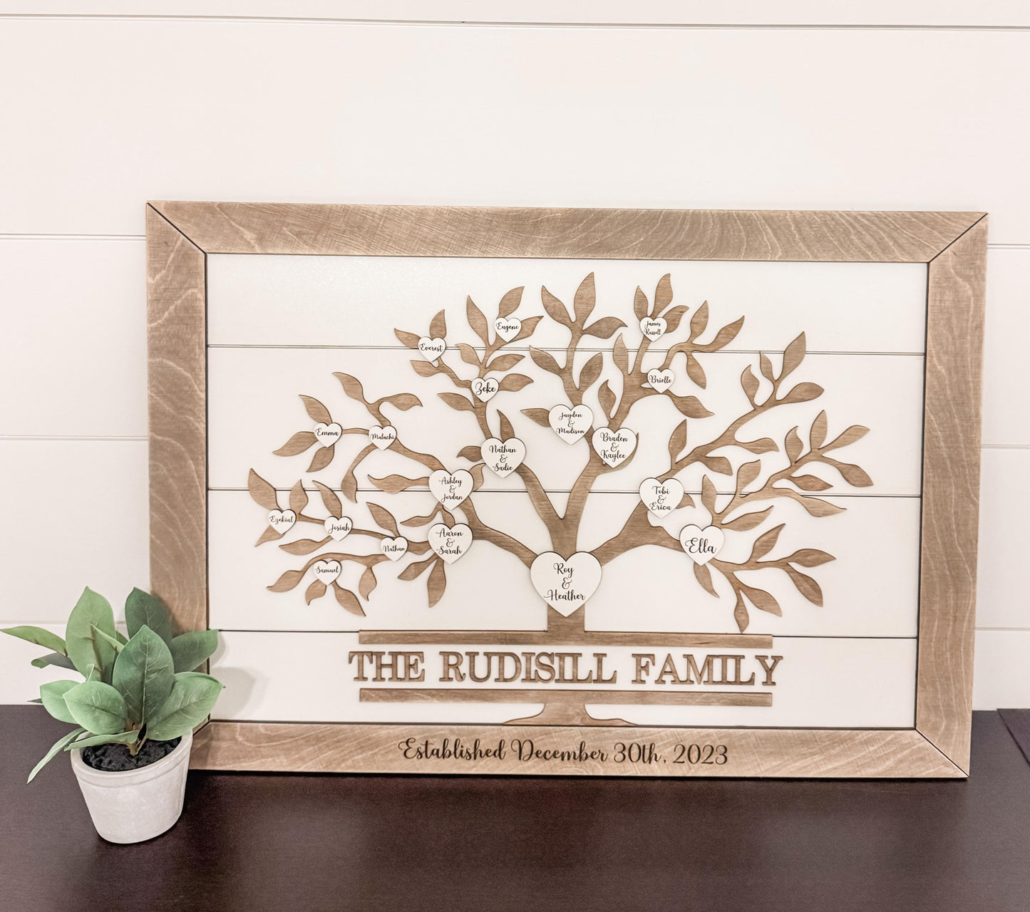 Custom Family Tree Sign
