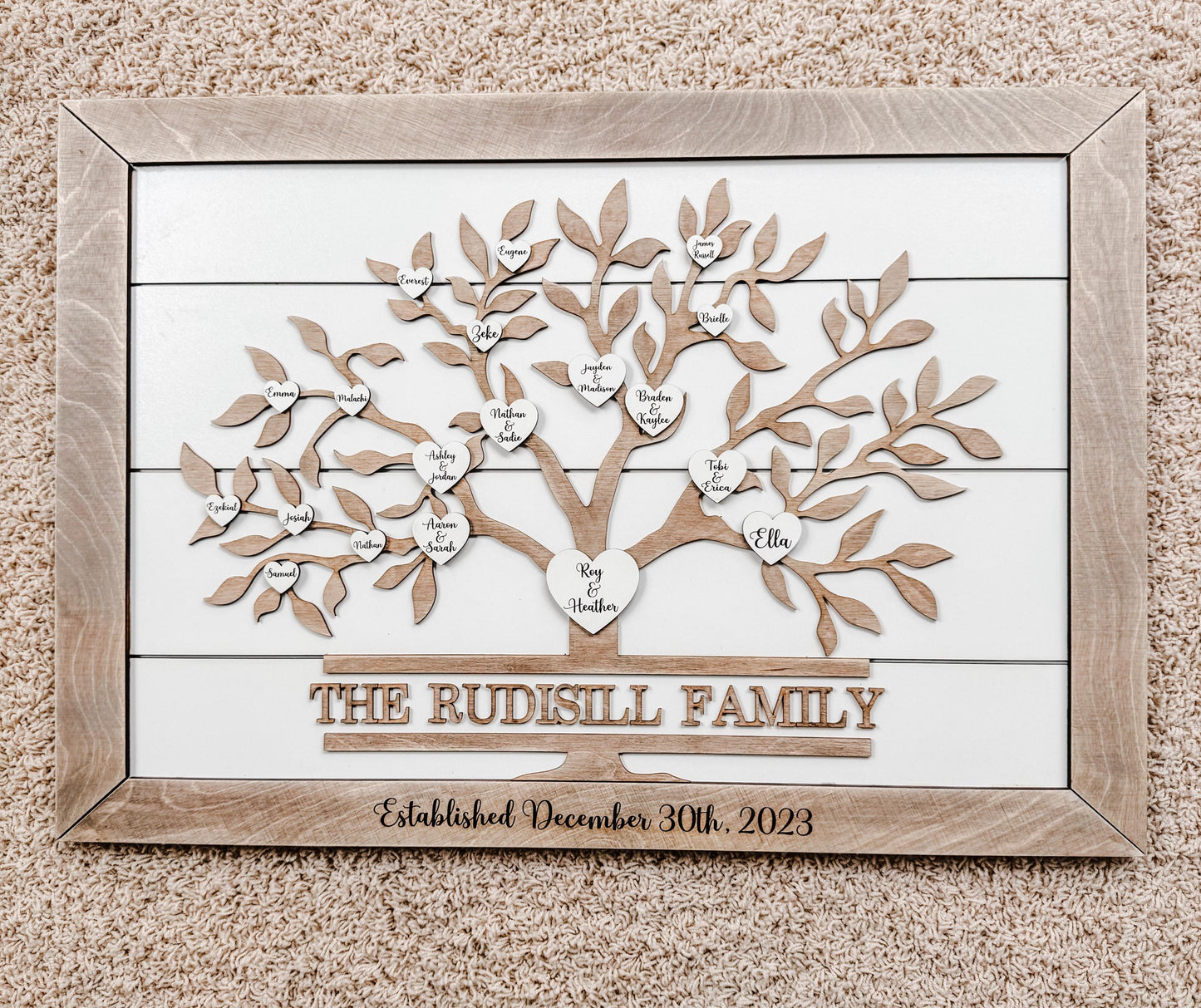 Custom Family Tree Sign